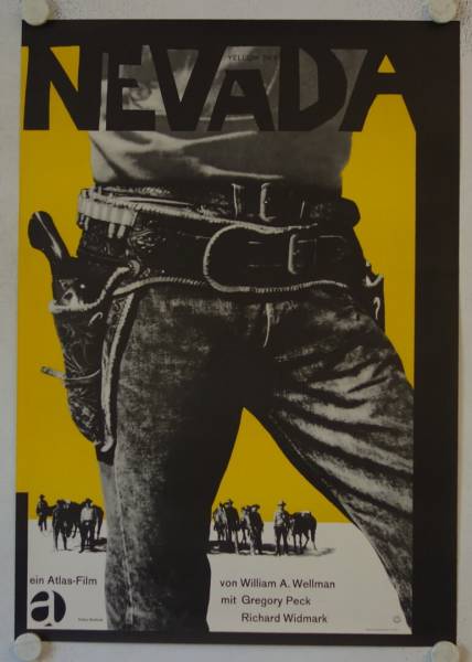 Nevada originales deutsches Filmplakat (R60s)